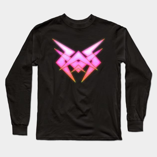 Vxnom Logo Pink Long Sleeve T-Shirt by WhyVxnom